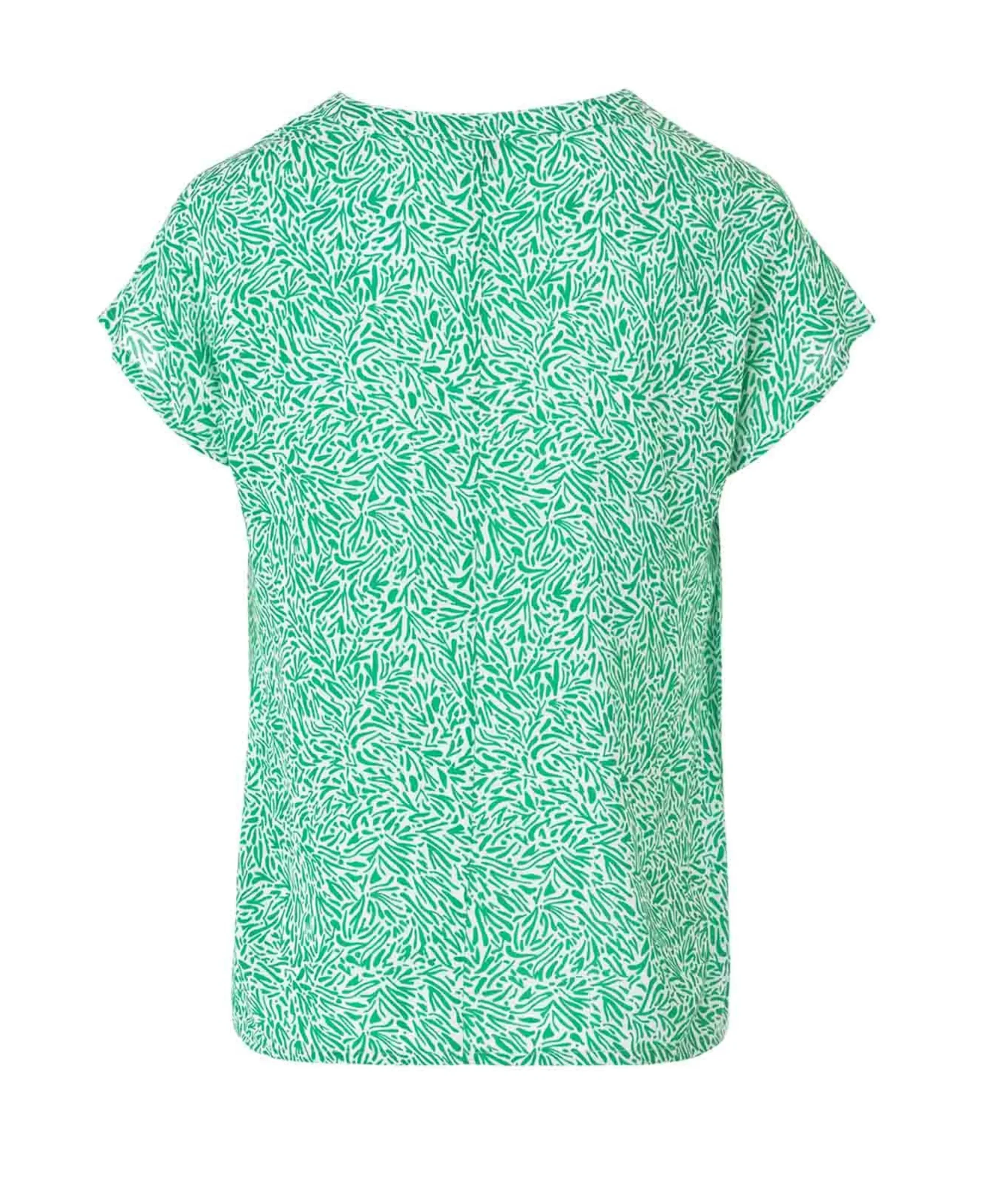 BLOUSE MC IMPRIME VERT OSBLO