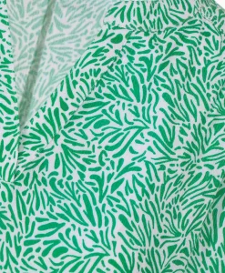BLOUSE MC IMPRIME VERT OSBLO