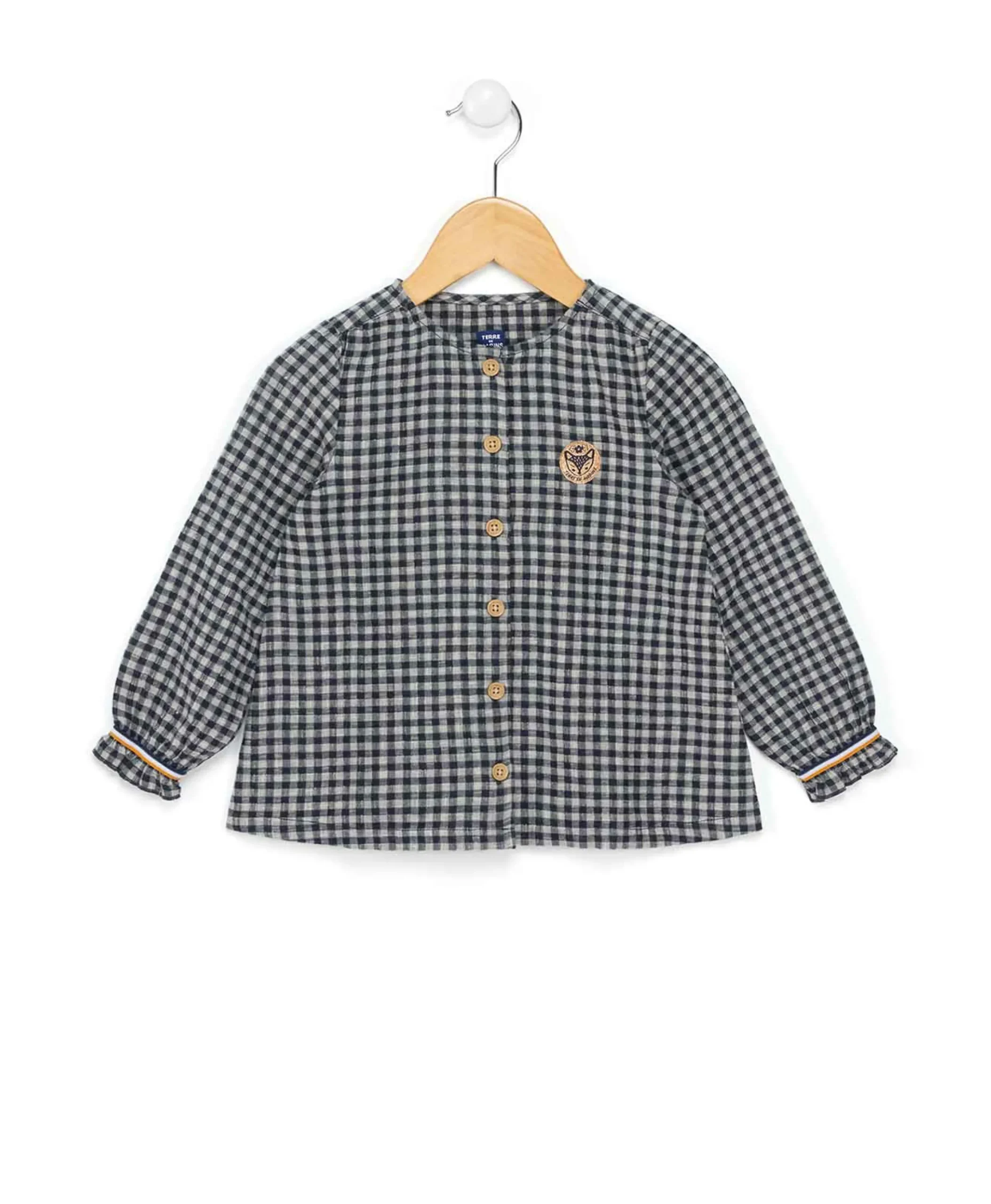 BLOUSE ML CARREAUX CHAMOINE