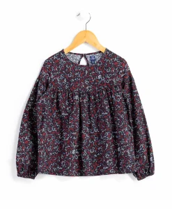 BLOUSE ML IMPRIME ROUGE CIBLOU