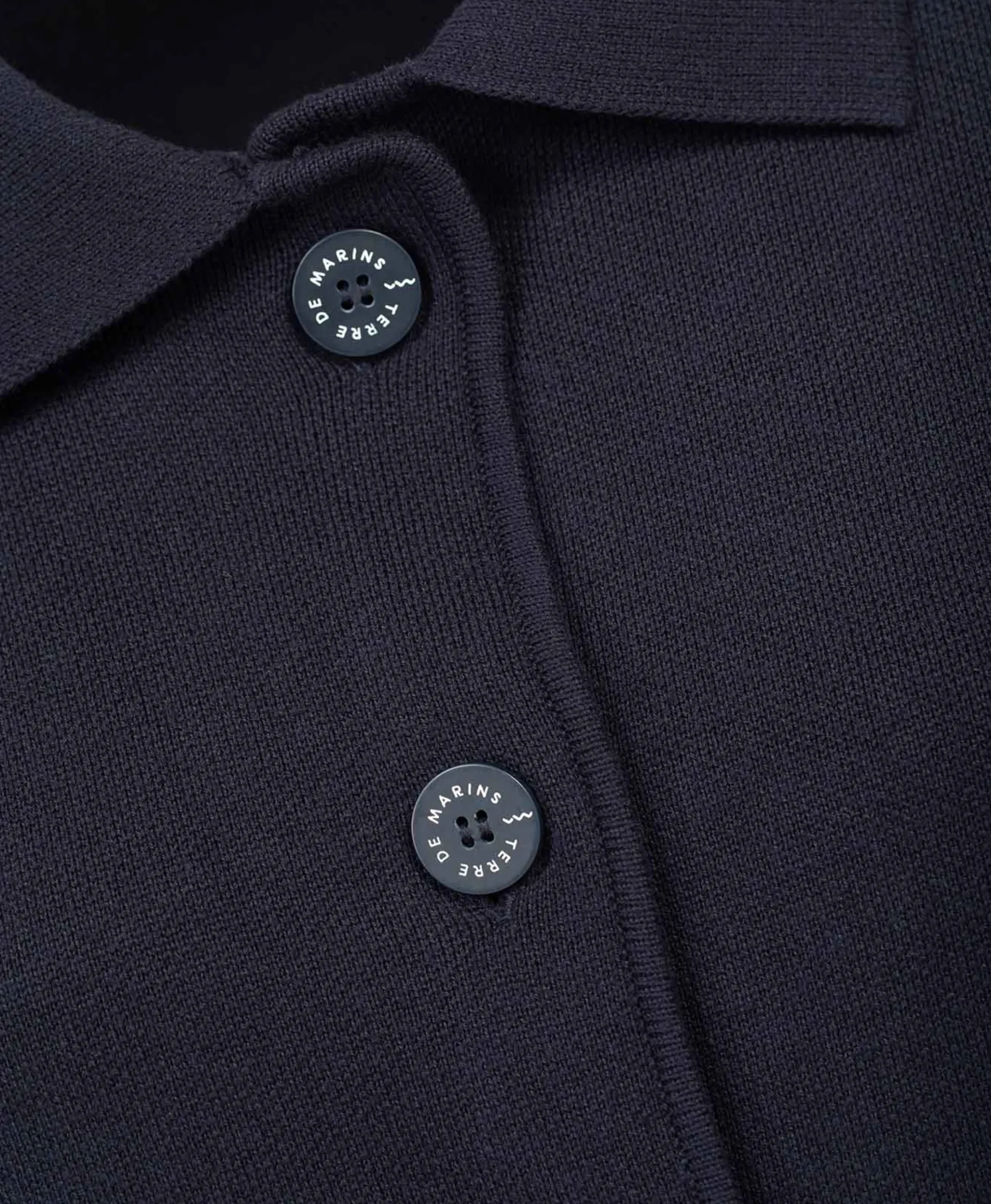CARDIGAN TRICOT BLEU INDIGO IXODE