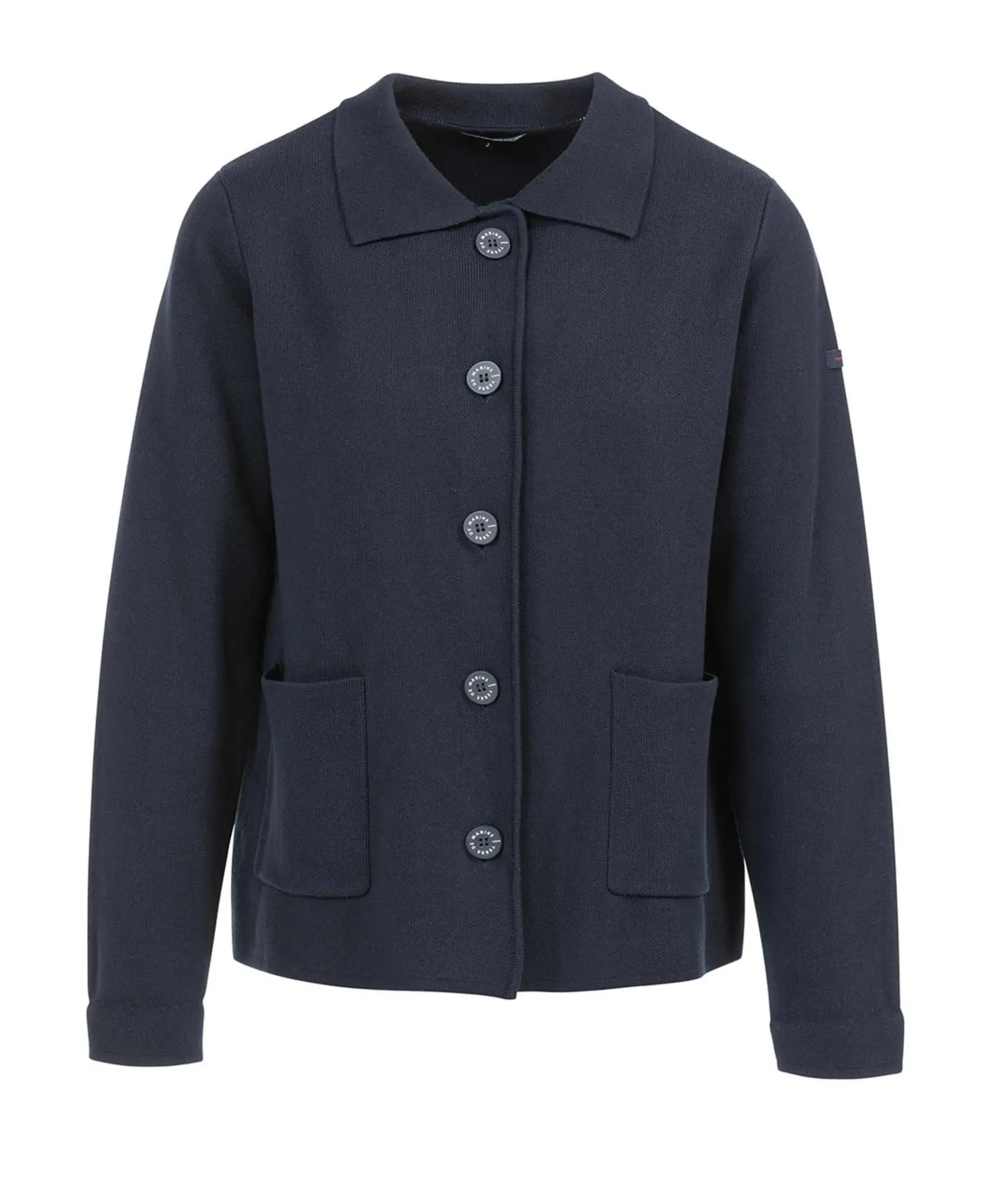 CARDIGAN TRICOT BLEU INDIGO IXODE