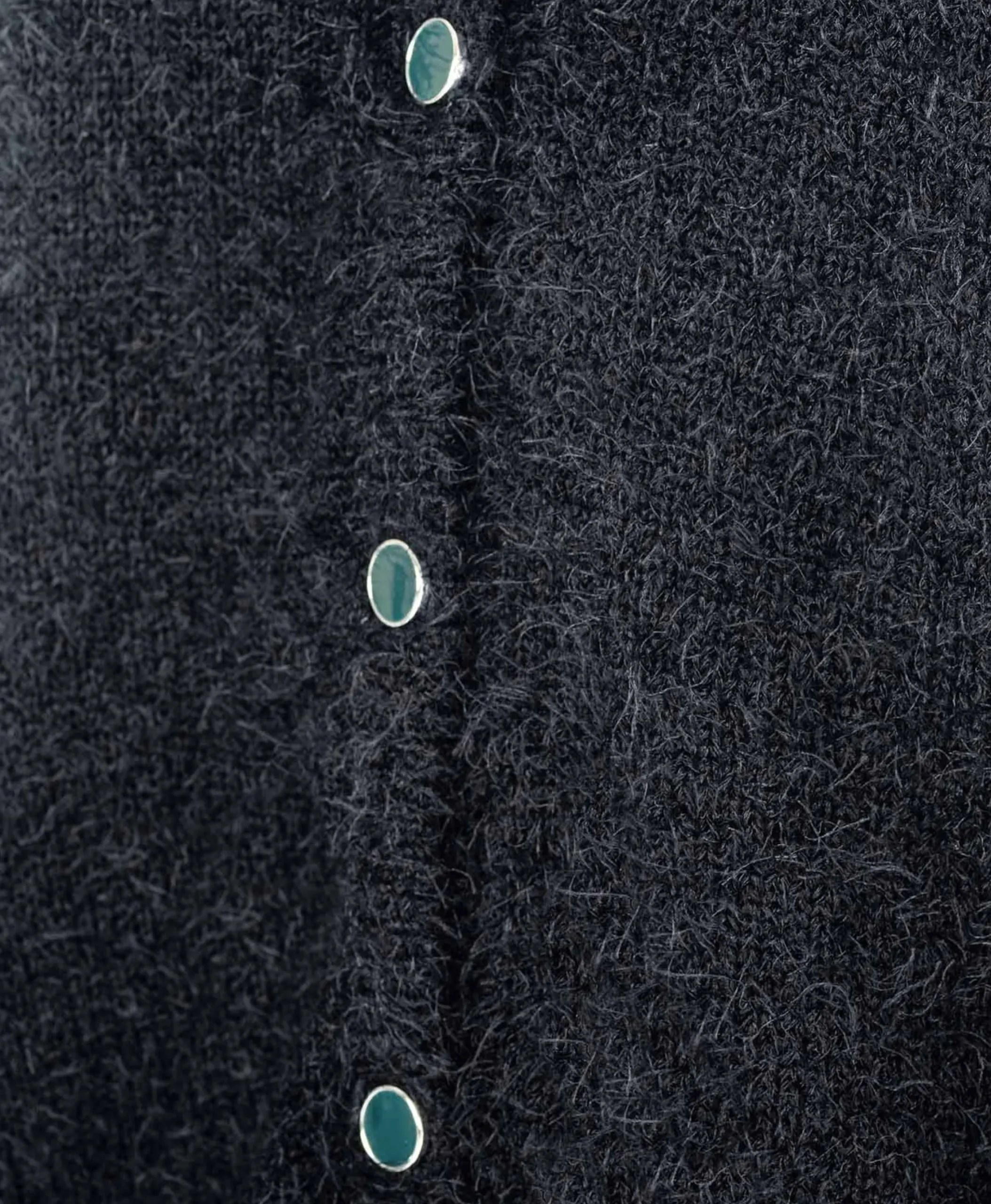 CARDIGAN TRICOT BLEU NUIT HISSER