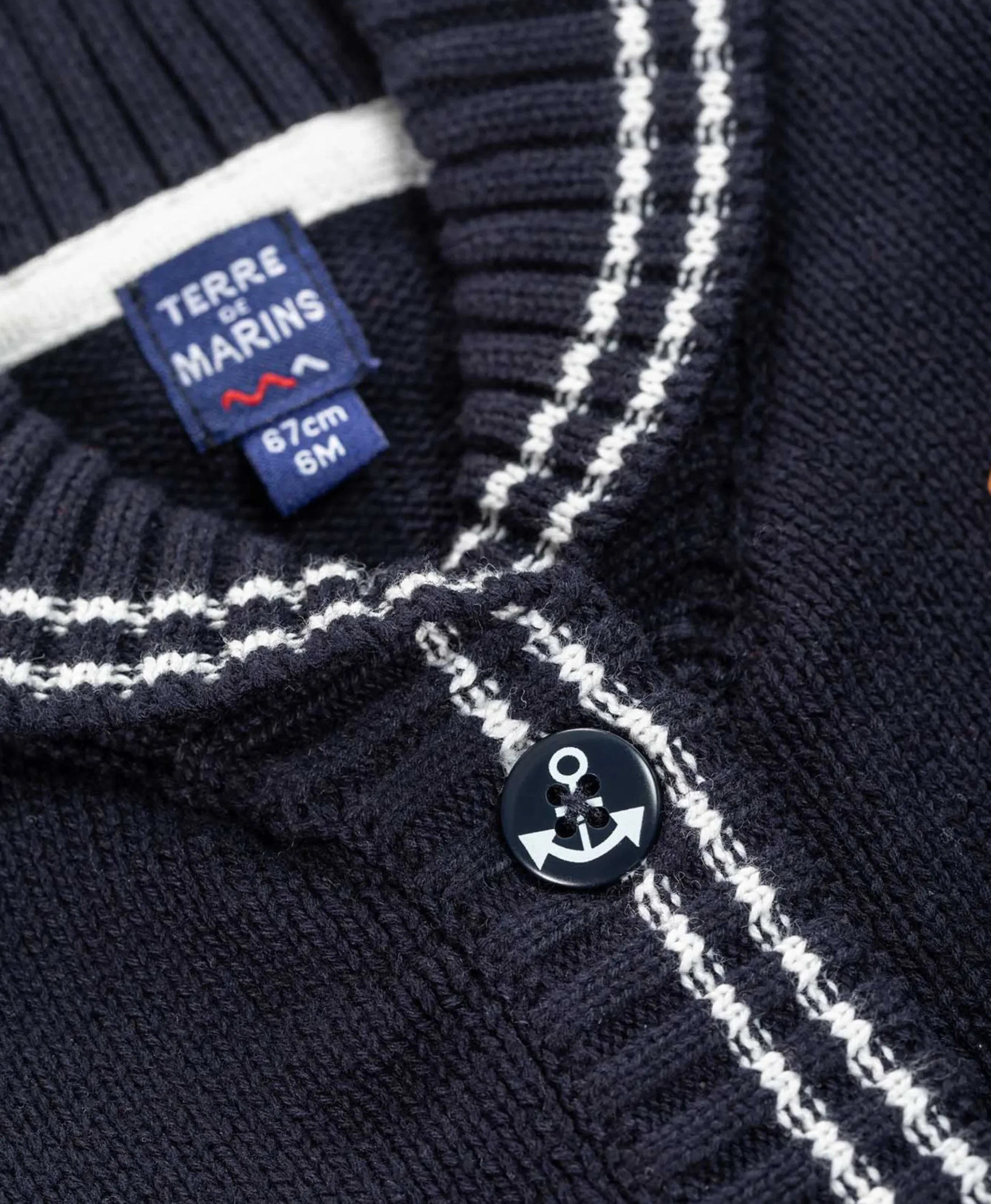 CARDIGAN TRICOT INDIGO TIMONO