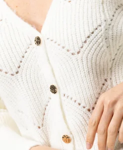 CARDIGAN TRICOT NATUREL KOUROS