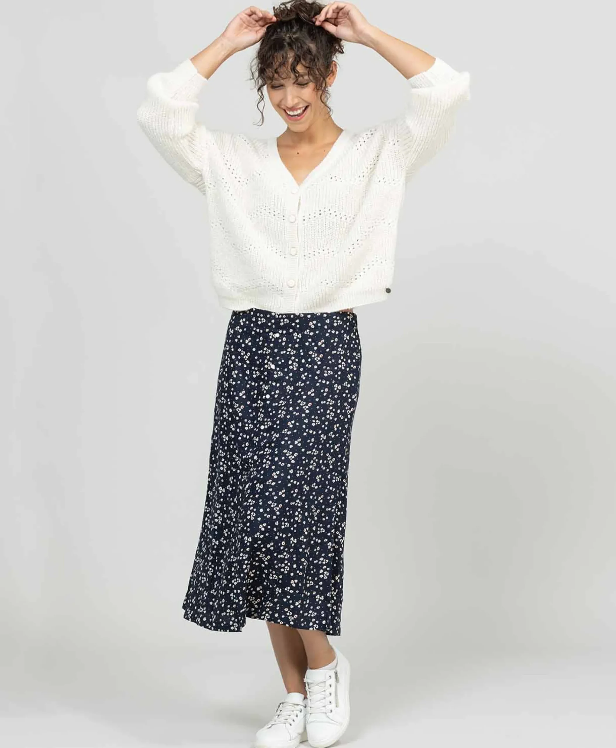 CARDIGAN TRICOT NATUREL TOKAINA