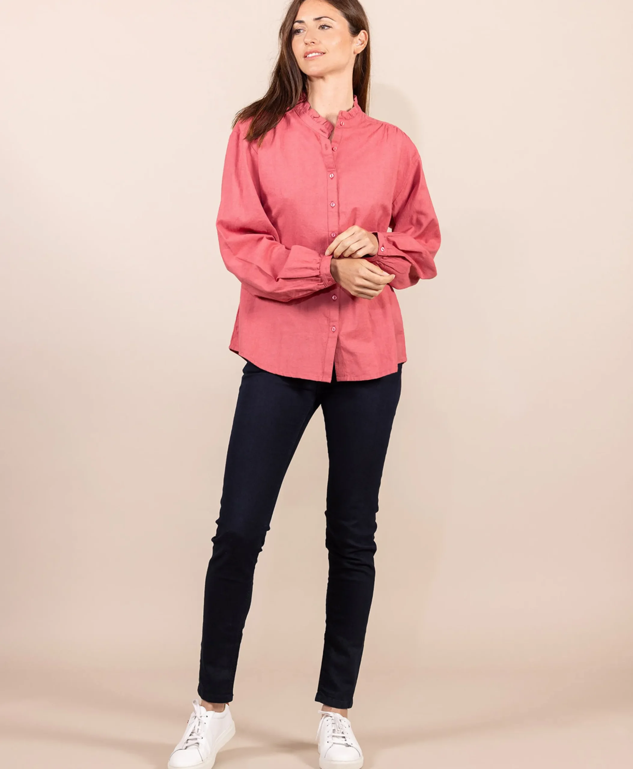 CHEMISE CHEMISIER ML BOIS DE ROSE CARVIE