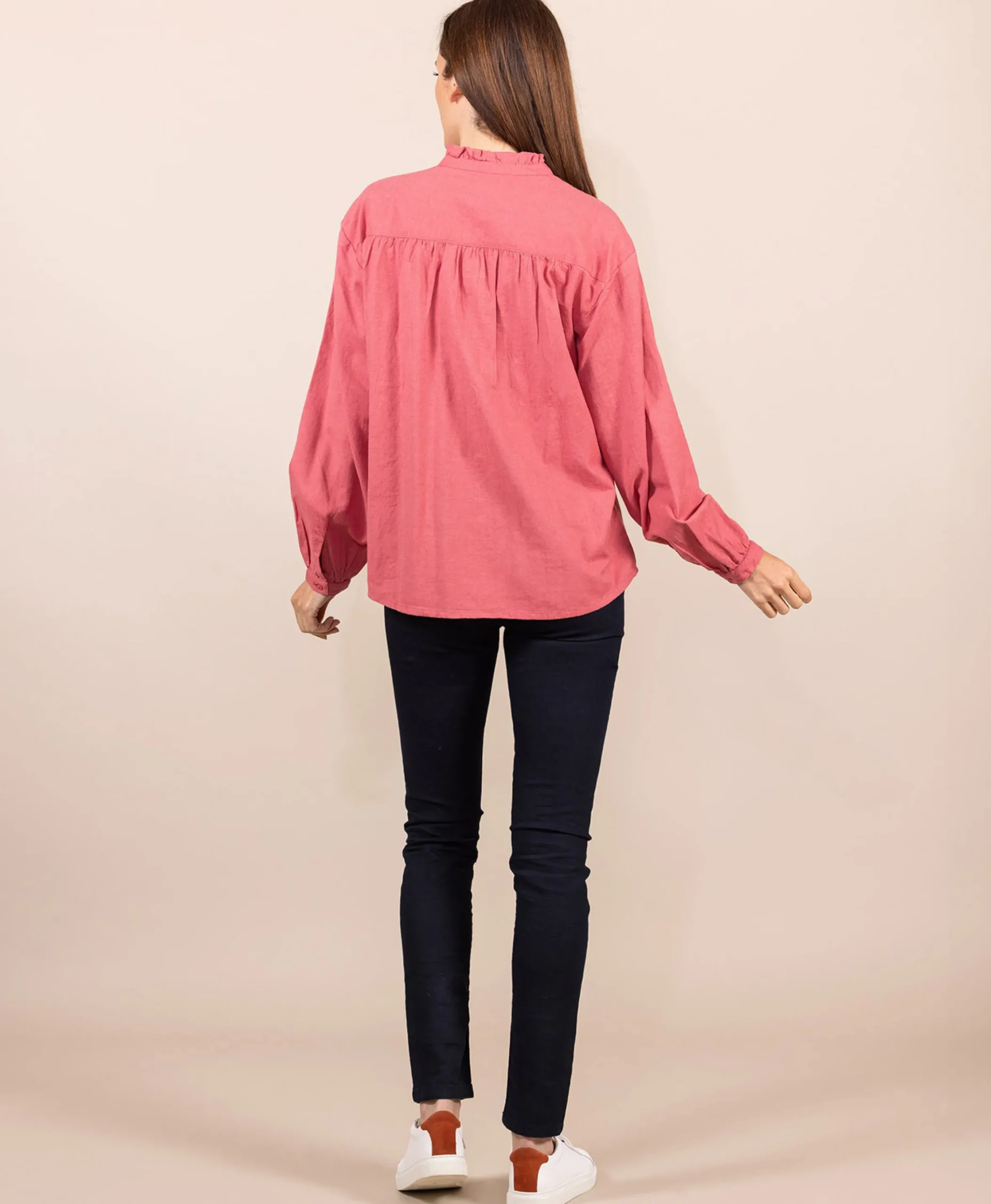 CHEMISE CHEMISIER ML BOIS DE ROSE CARVIE