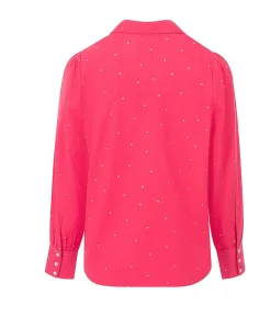 CHEMISE CHEMISIER ML IMPRIME ROSE BALDELLIA