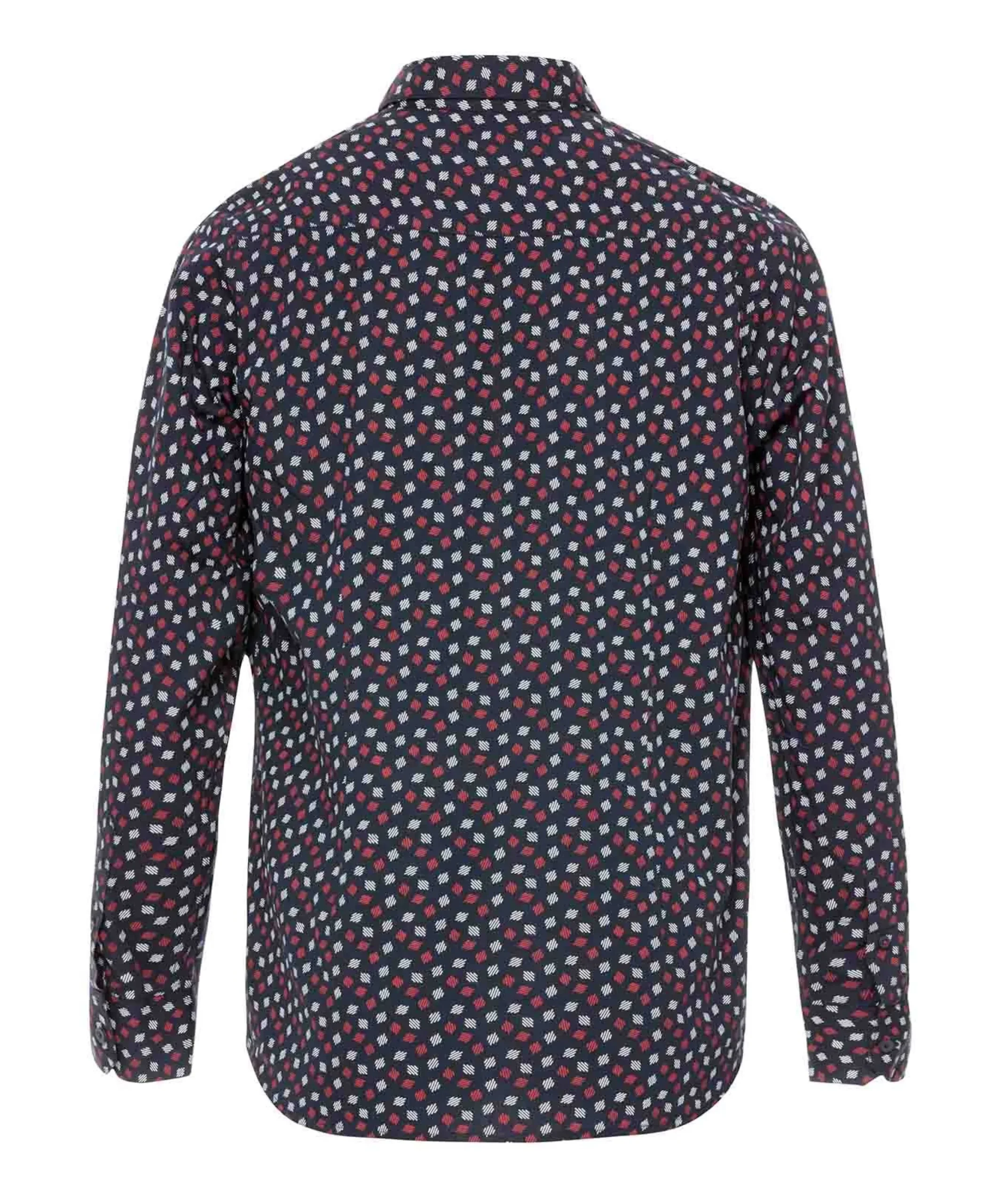 CHEMISE CHEMISIER ML IMPRIME INDIGO FORDO