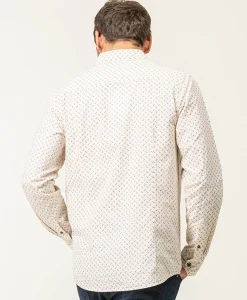 CHEMISE CHEMISIER ML IMPRIME GREGE CAPOA