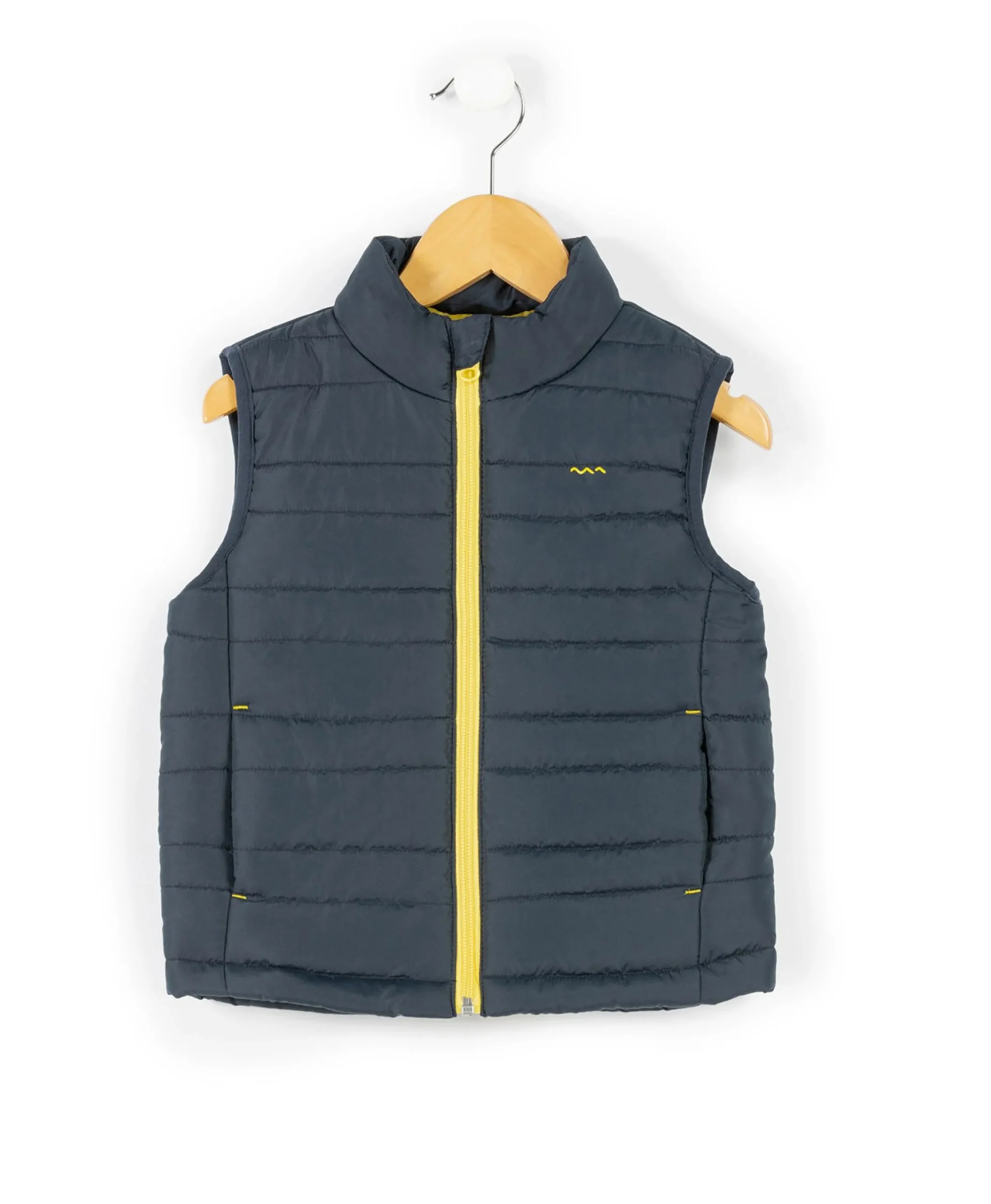 DOUDOUNE INDIGO DOUBLURE JAUNE AGINIE