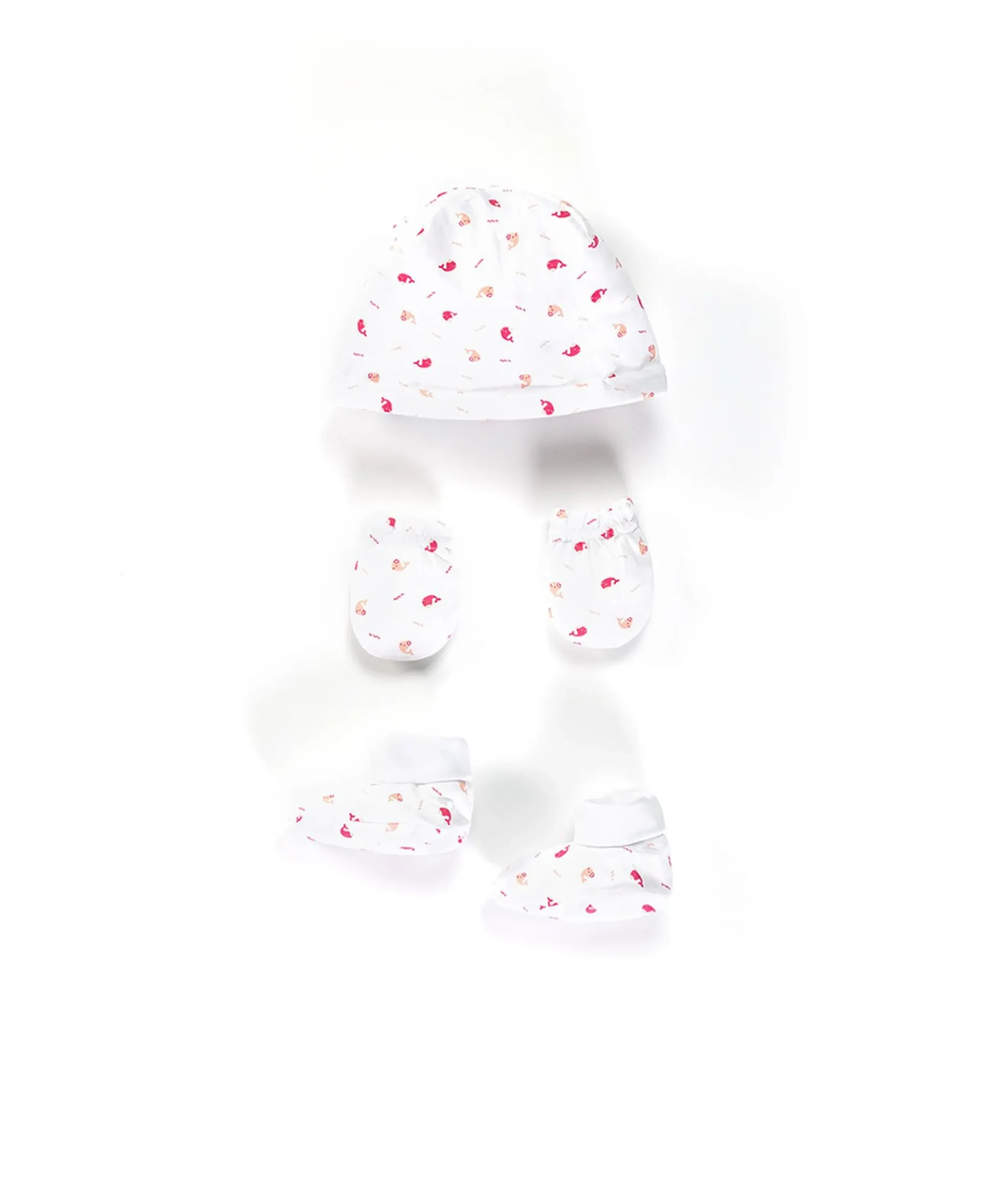 ENS ACCESSOIRES IMPRIME ROSE BOSSETTE