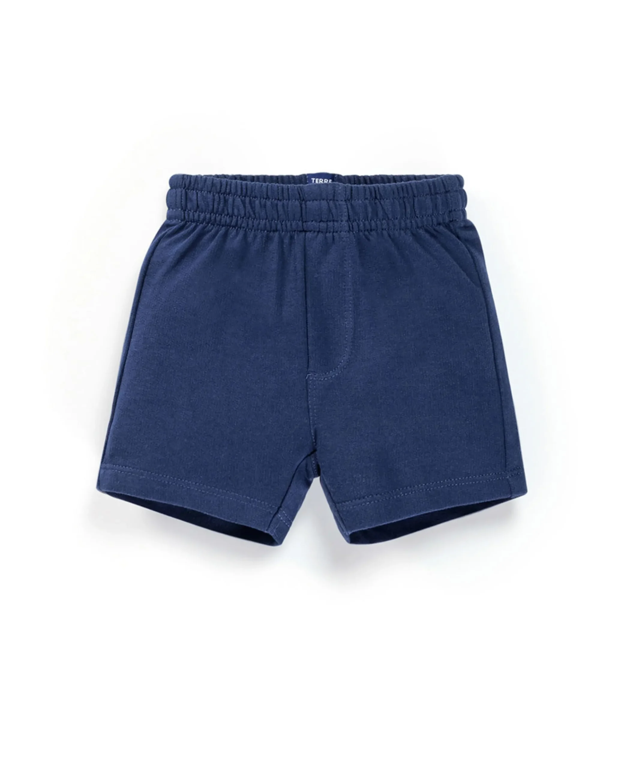 ENS SHORT + HAUT FOND BLANC RAYE BLEU RIKI