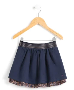 JUPE COURTE IMPRIME INDIGO JELOV