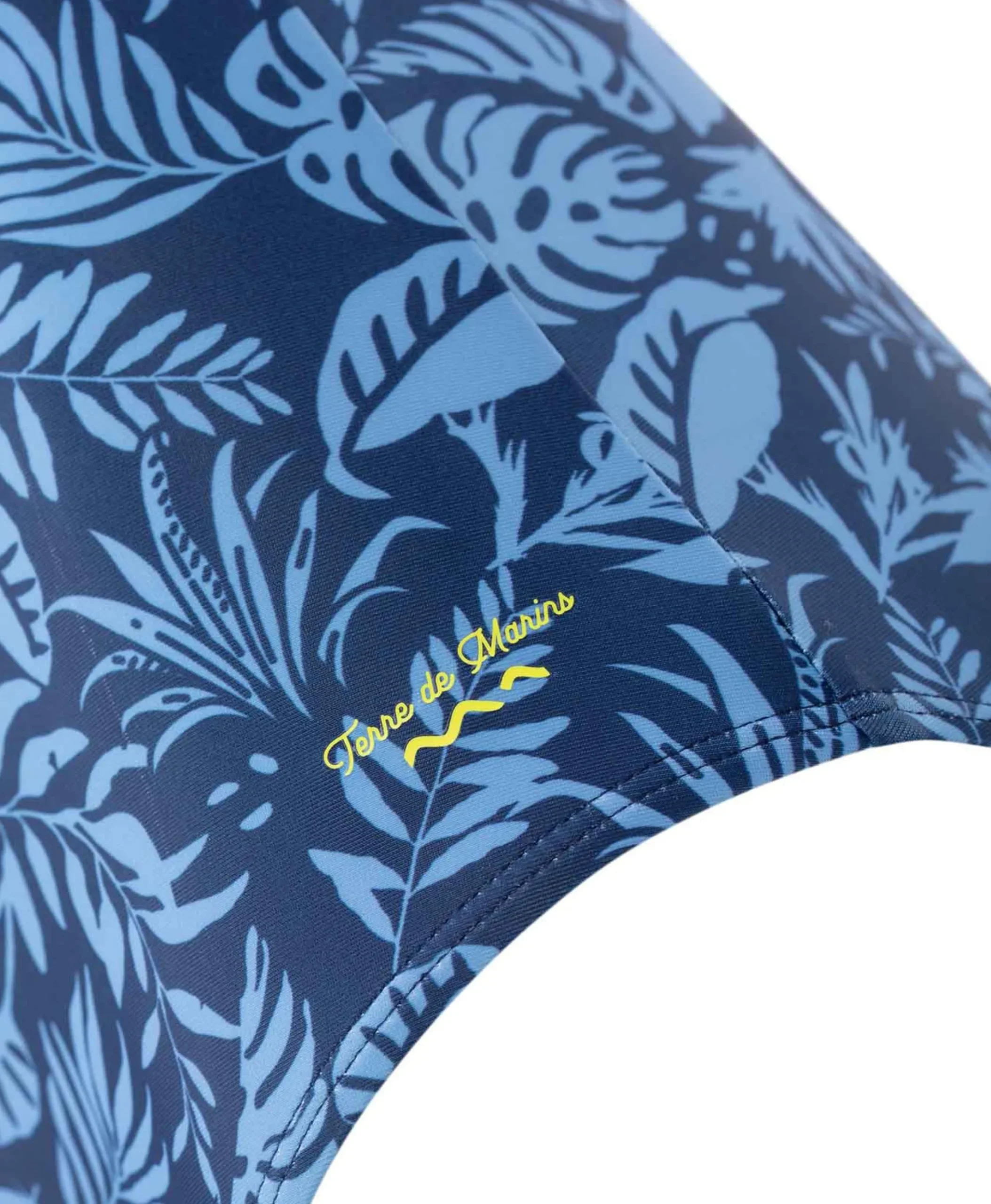 MAILLOT DE BAIN FOND MARINE IMP BLEU YLANAR