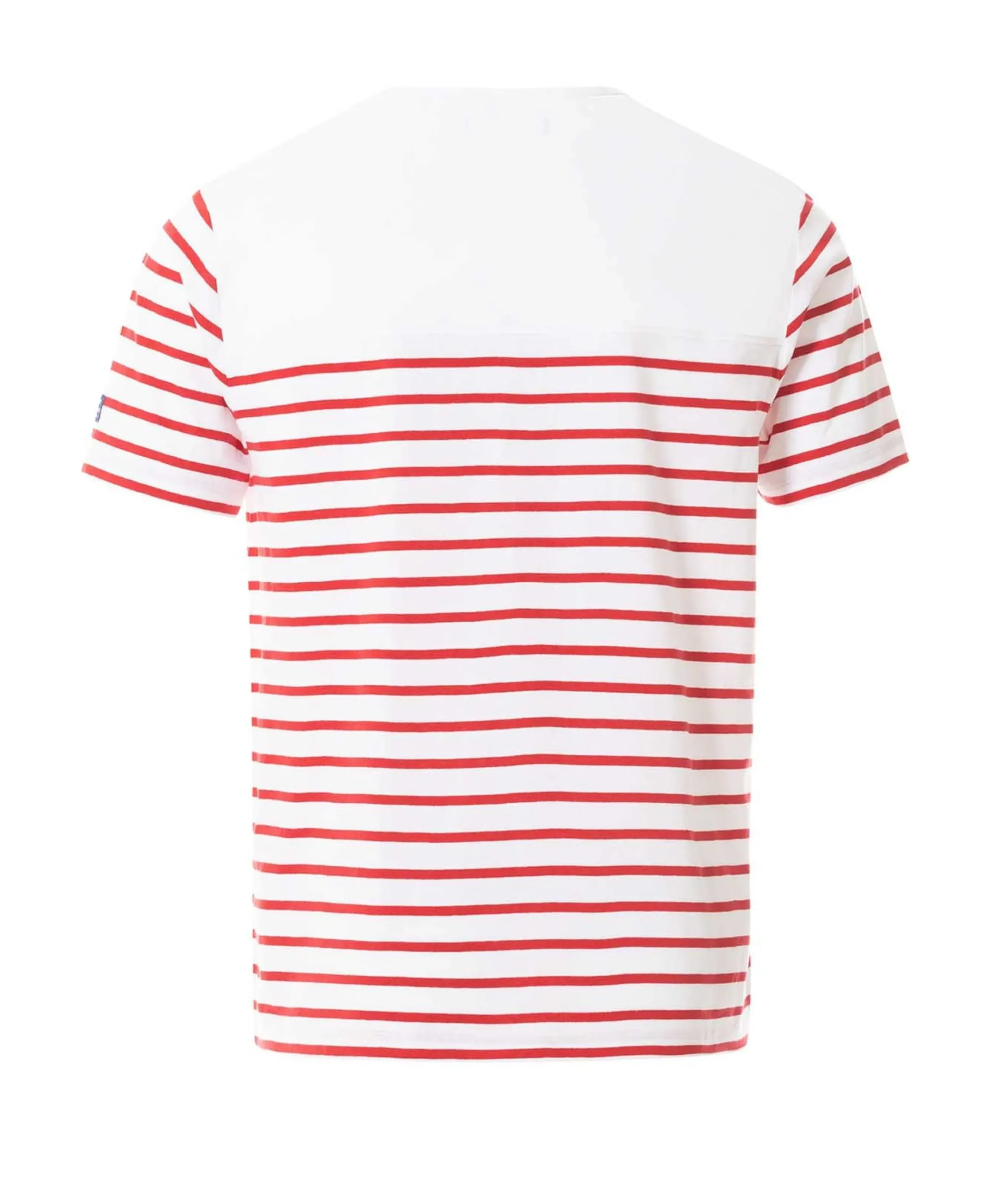 MARINIERE MC FOND BLANC RAYE ROUGE GASPAR