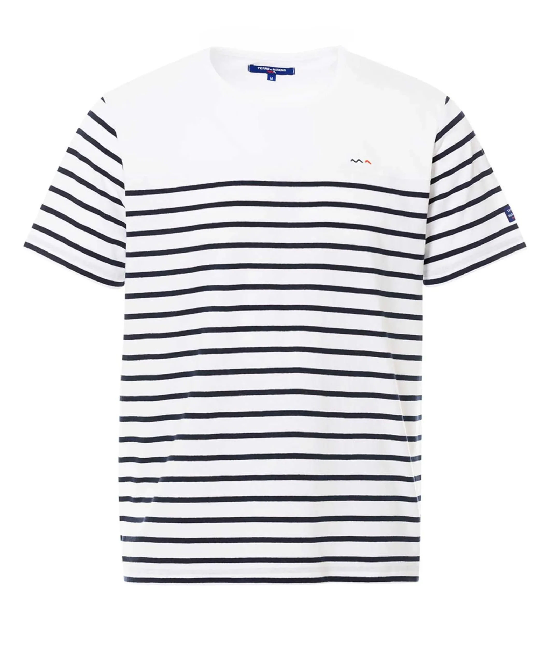MARINIERE MC FOND BLANC RAYE INDIGO GASPAR
