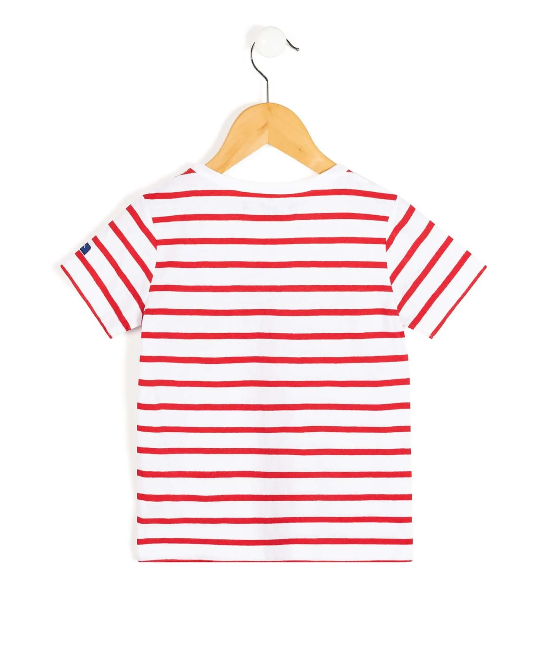 MARINIERE MC FOND BLANC RAYE ROUGE AQOI