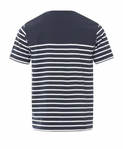 MARINIERE MC FOND INDIGO RAYE BLANC GASPAR