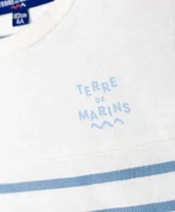 MARINIERE MC FOND NATUREL RAYE BLEU CIEL AQOI