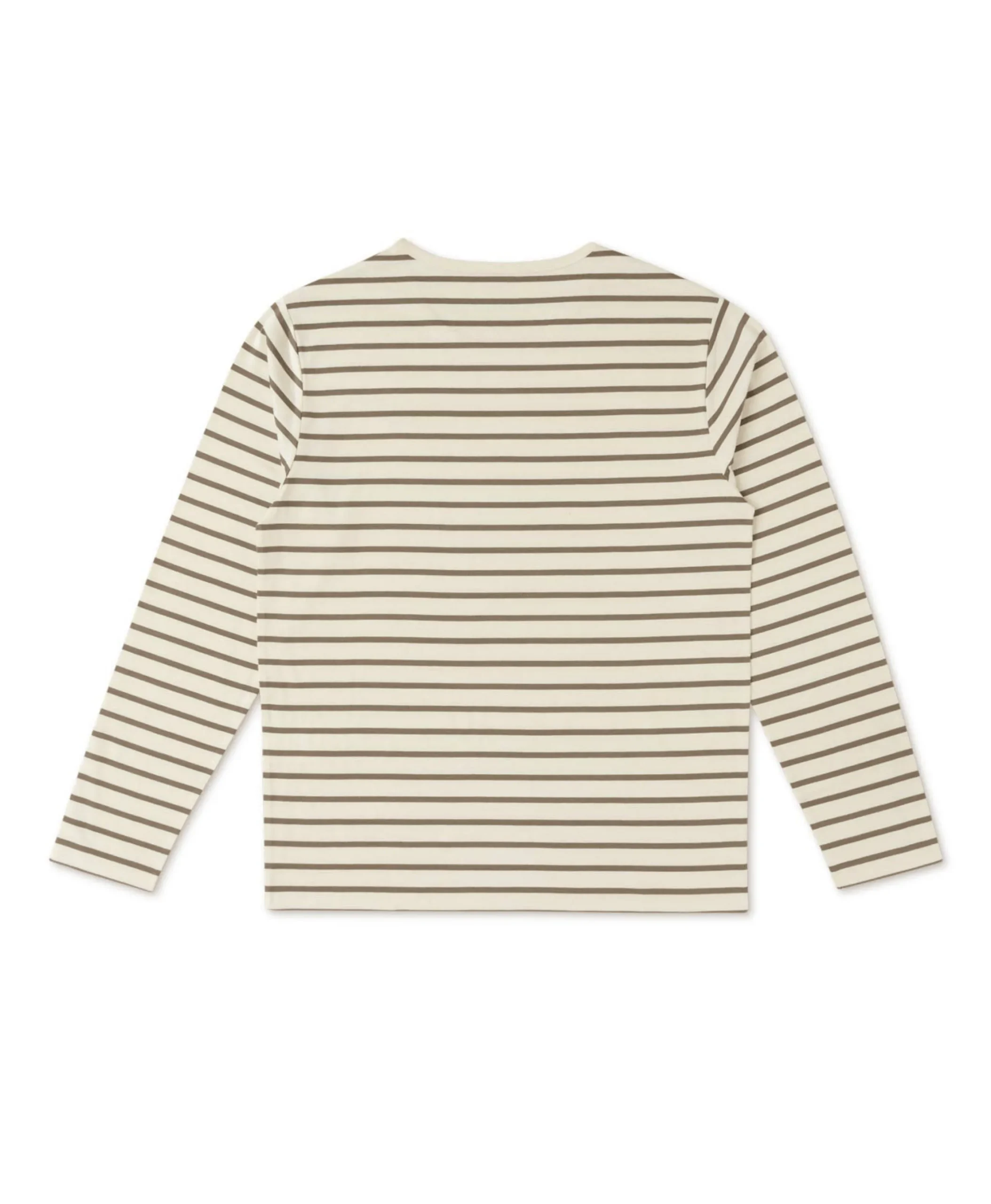 MARINIERE ML FOND GREGE RAYE SABLE ECOHOL
