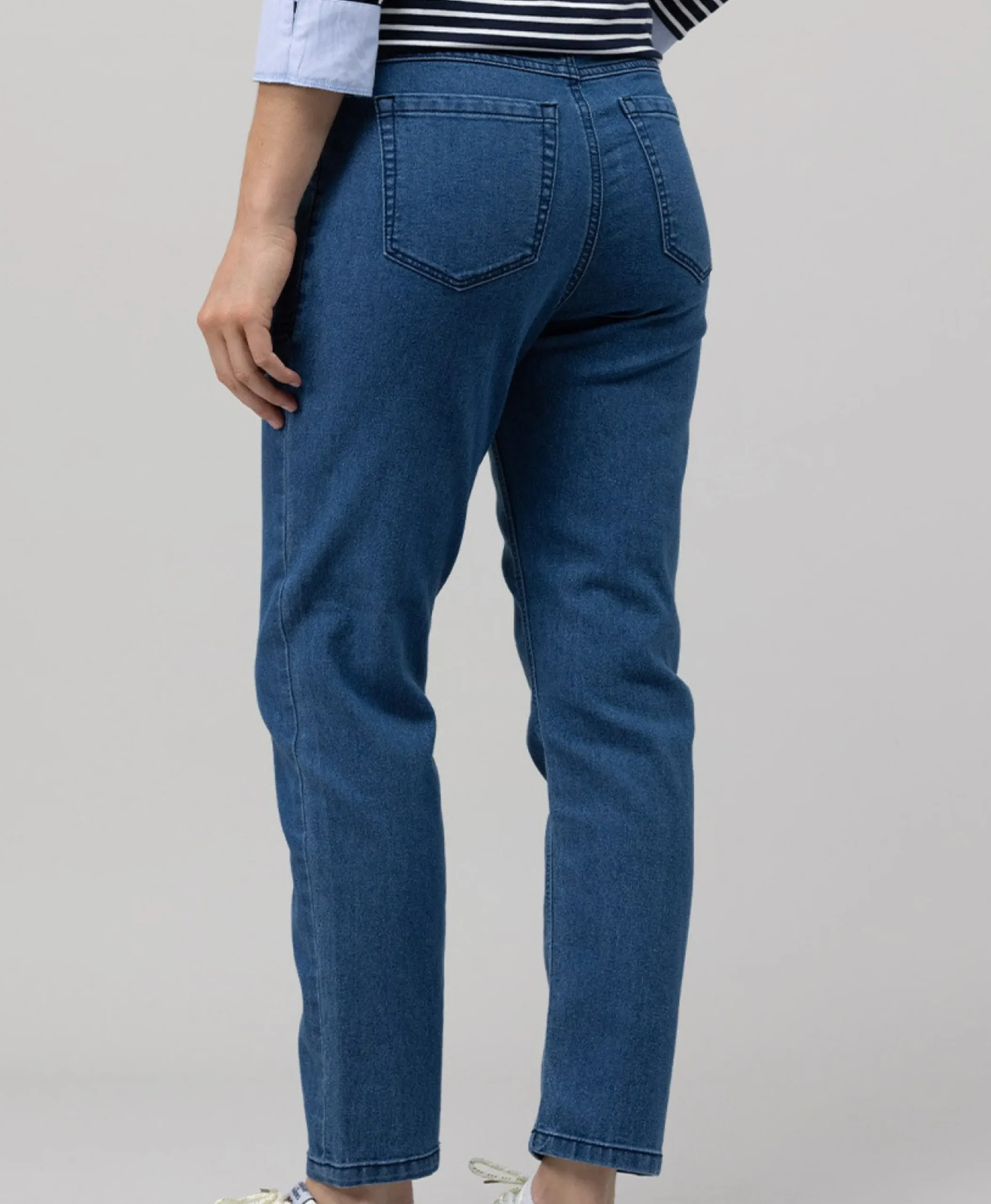 PANTACOURT DENIM BLEACH MOCHI