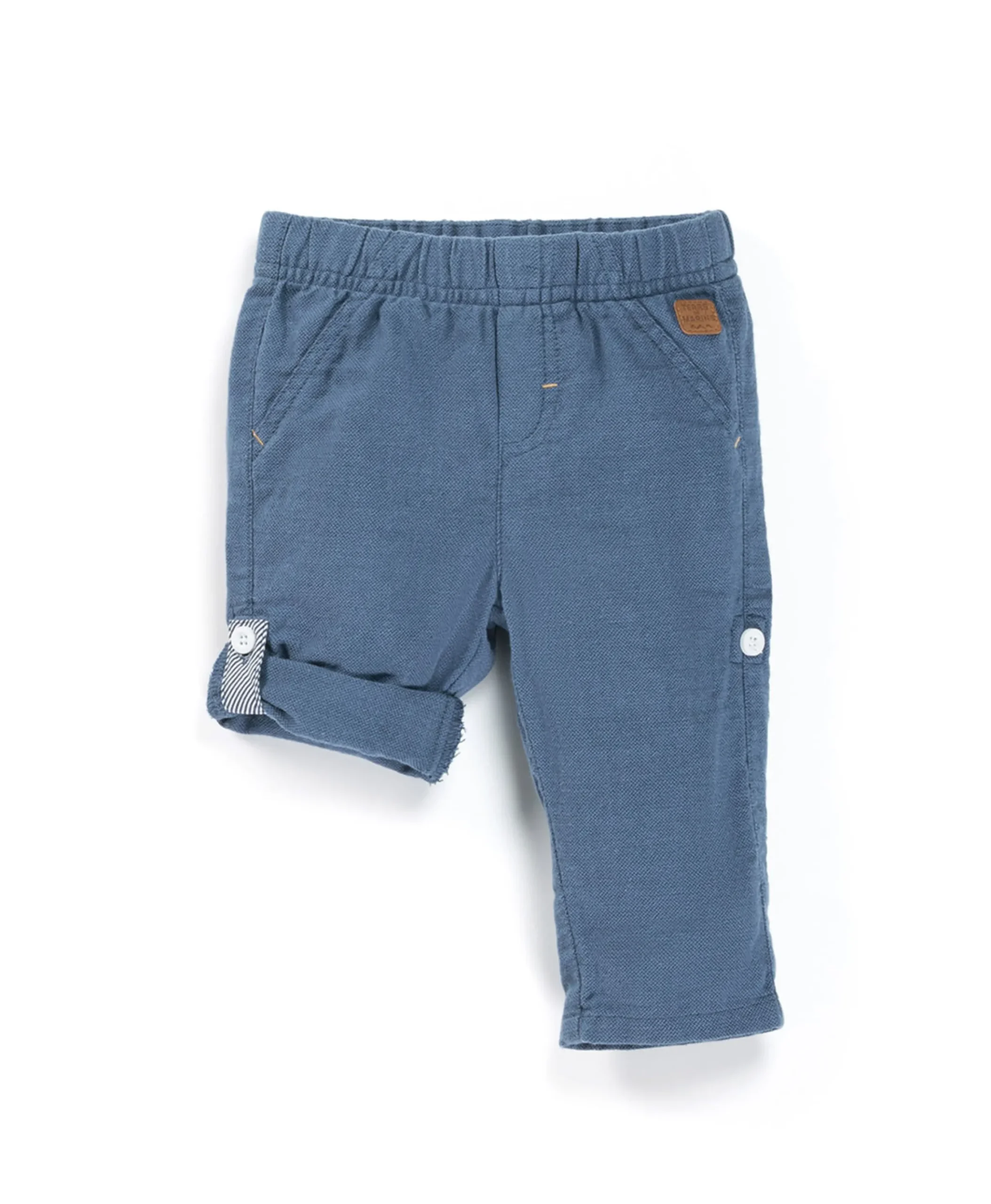 PANTALON BLEU BLANCHI CORINI