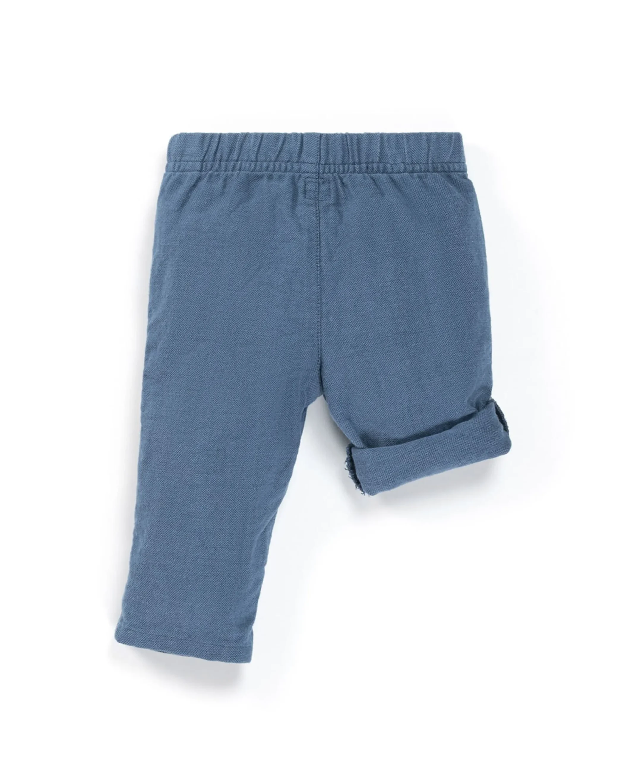 PANTALON BLEU BLANCHI CORINI