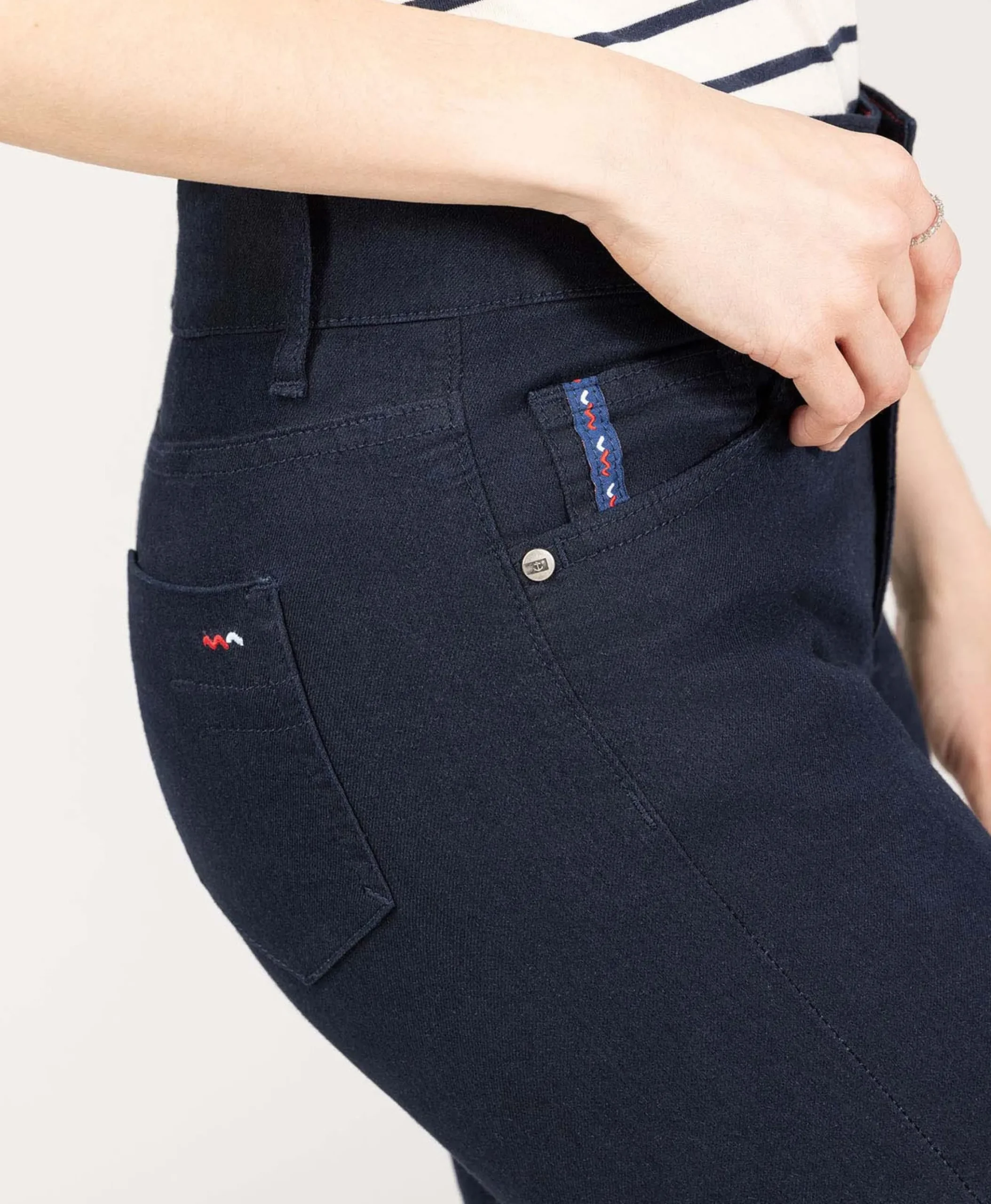 PANTALON DENIM BLEU COMKOMO BIS