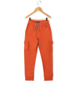 PANTALON ORANGE ROUILLE CARGO