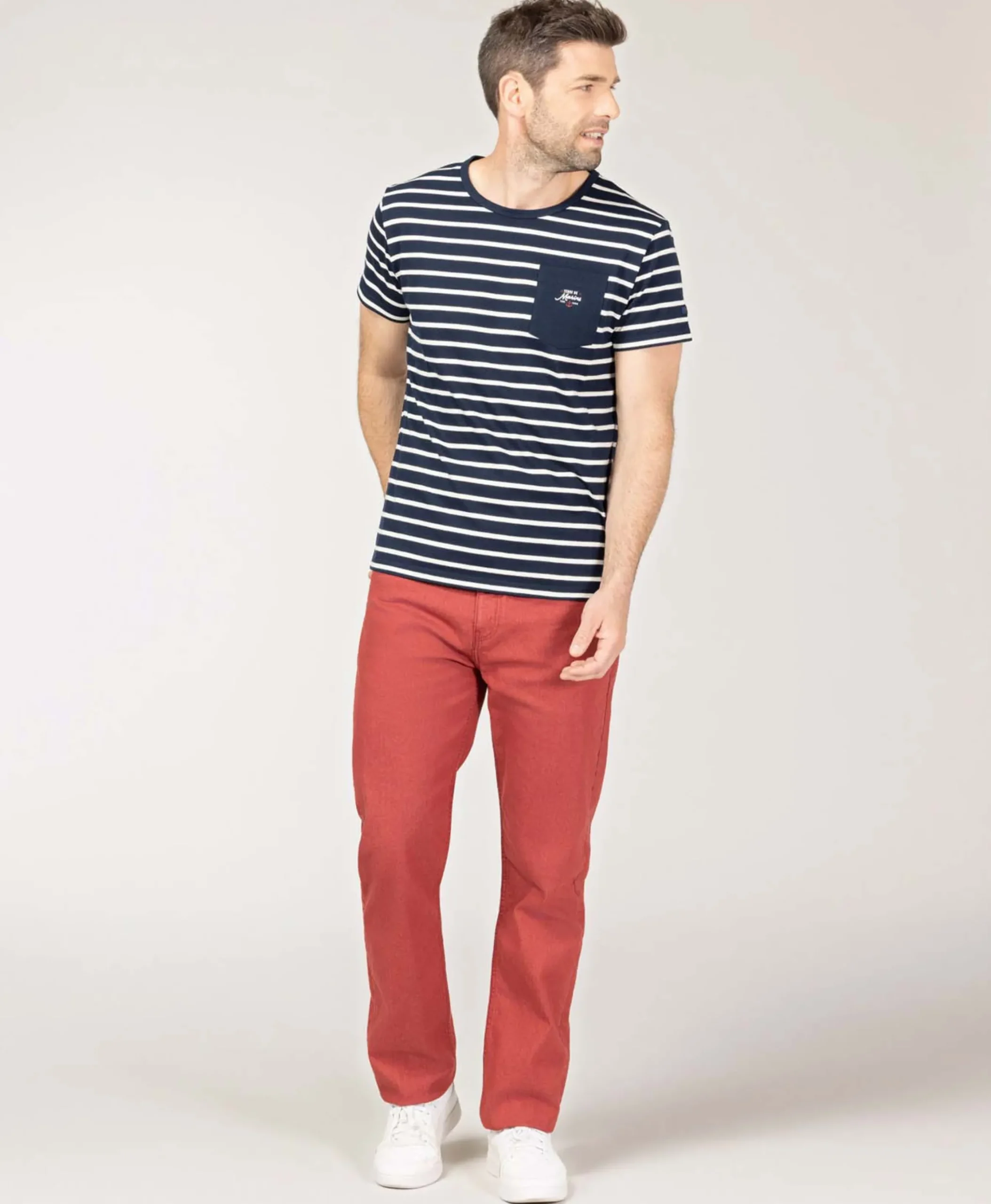 PANTALON ROUGE DELAVE ELINO