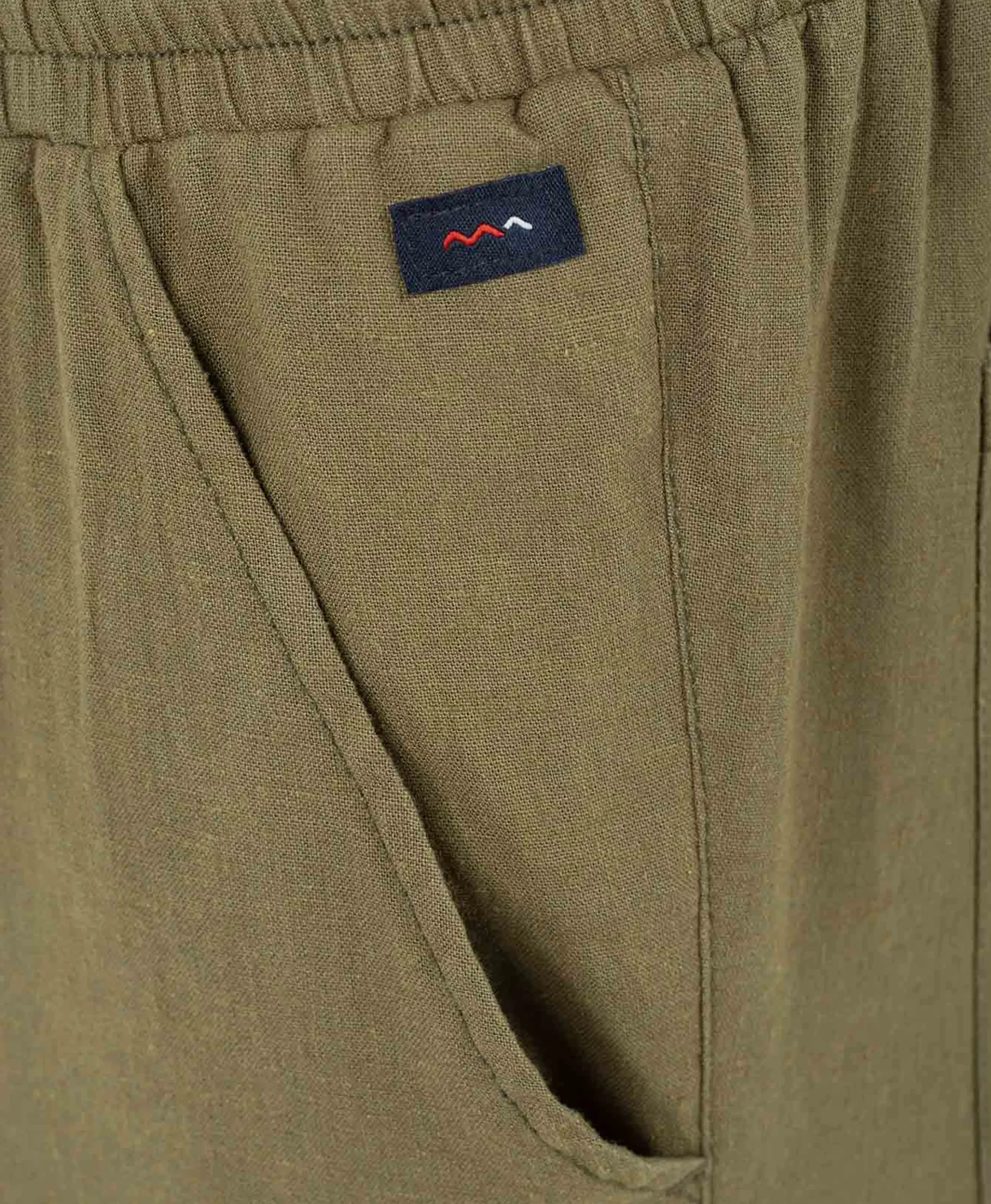 PANTALON VERT OLIVE LINDON