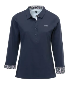 POLO M3/4 BLEU NUIT CARIEL