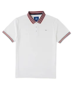 POLO MC BLANC OPTIQUE CABYST