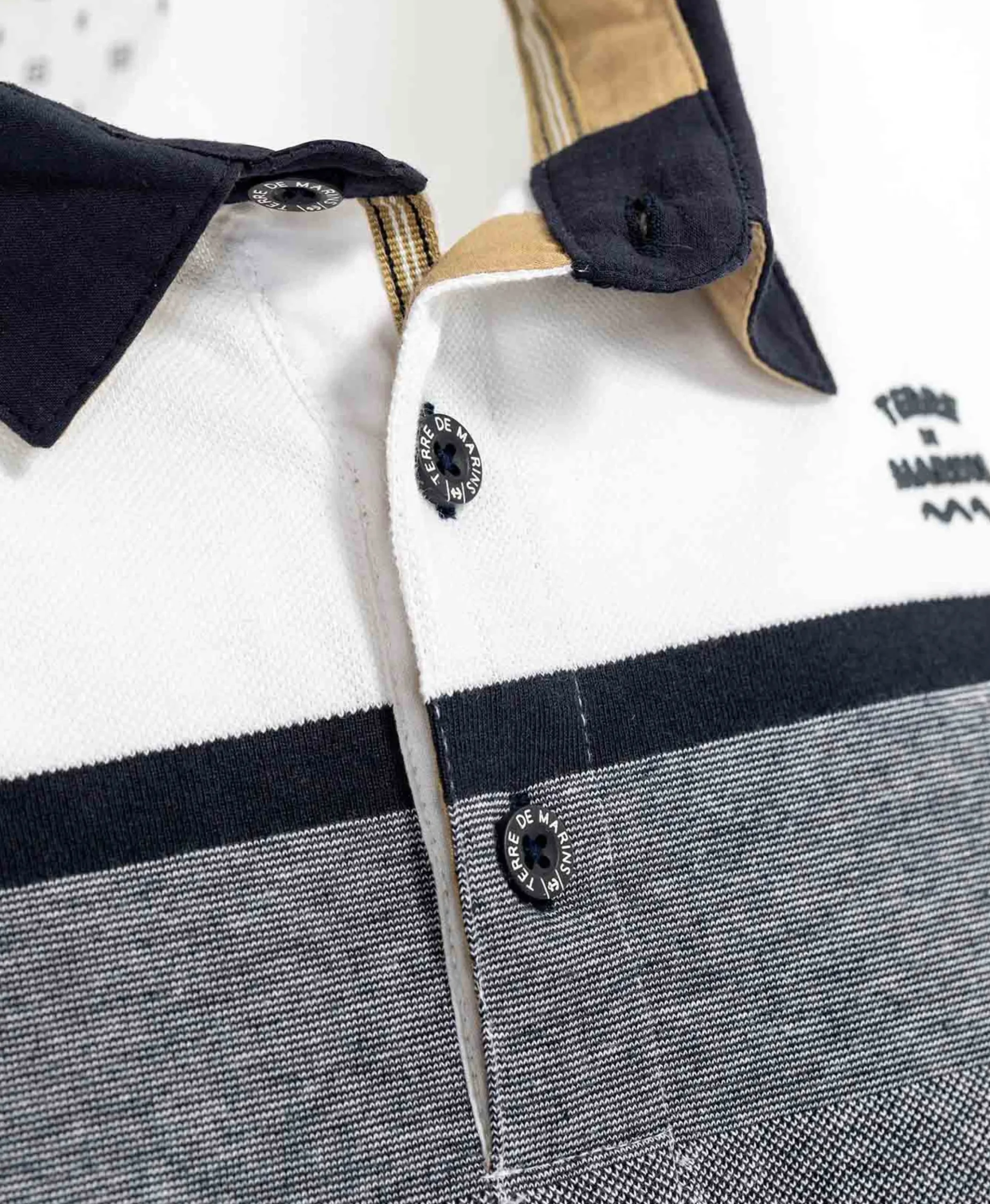 POLO MC BLANC OPTIQUE FEVITO
