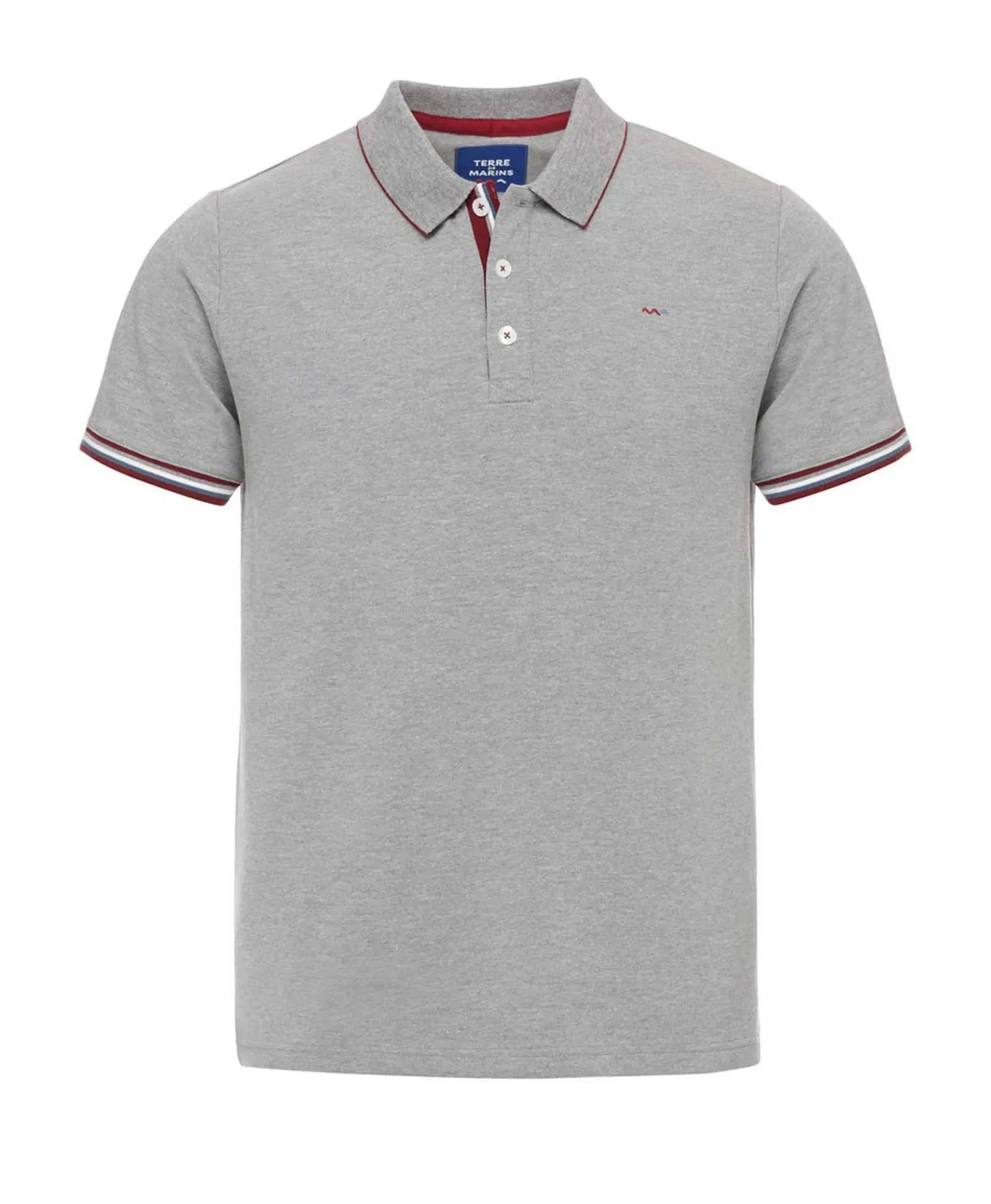POLO MC GRIS CHINE CABYST