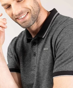 POLO MC GRIS CHINE OJAK