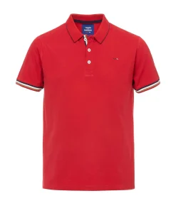 POLO MC ROUGE RUBIS CABYST