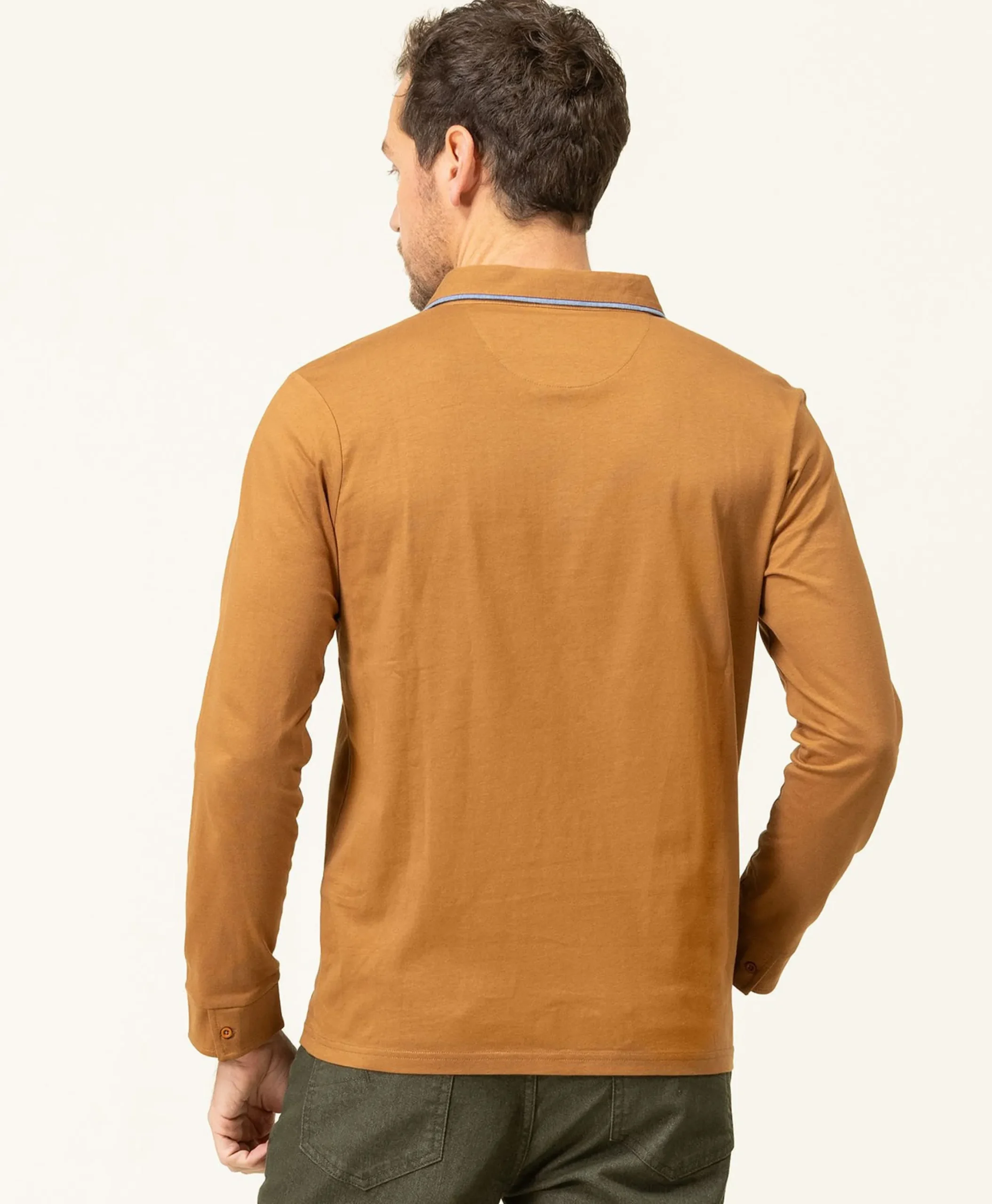 POLO ML CAMEL ORDON