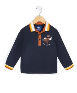 POLO ML INDIGO CALABRA