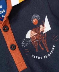 POLO ML INDIGO CALABRA