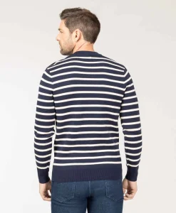 PULL FOND INDIGO RAYE GREGE KARACLA