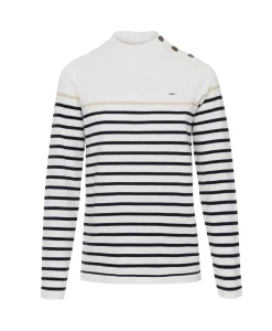 PULL FOND NATUREL RAYE MARINE BORICHA