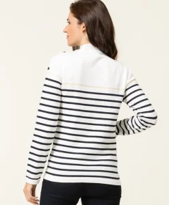 PULL FOND NATUREL RAYE MARINE BORICHA