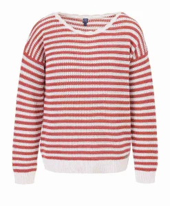 PULL FOND NATUREL RAYE ROSE HASPULL