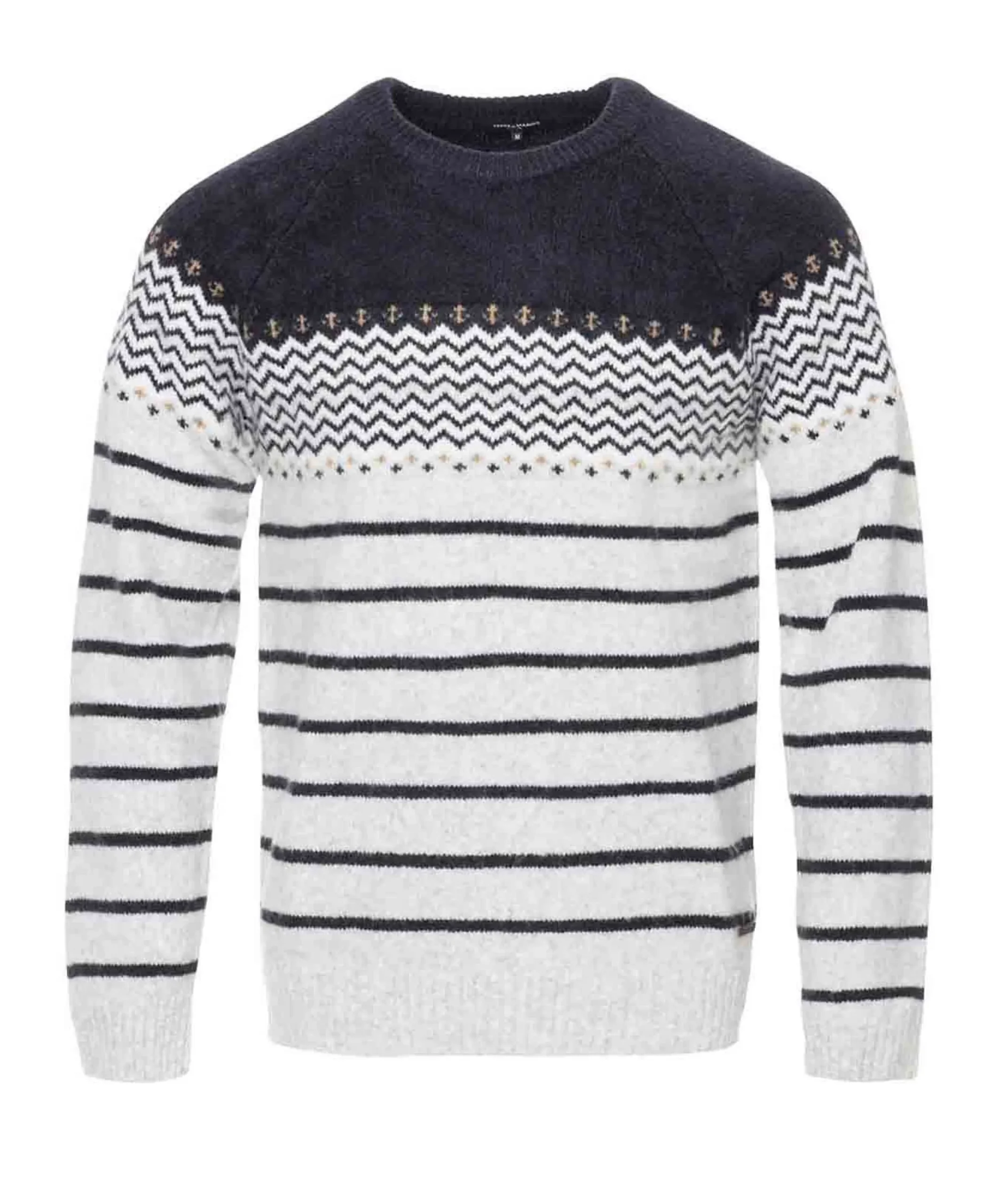 PULL GRIS CHINE POMELIS