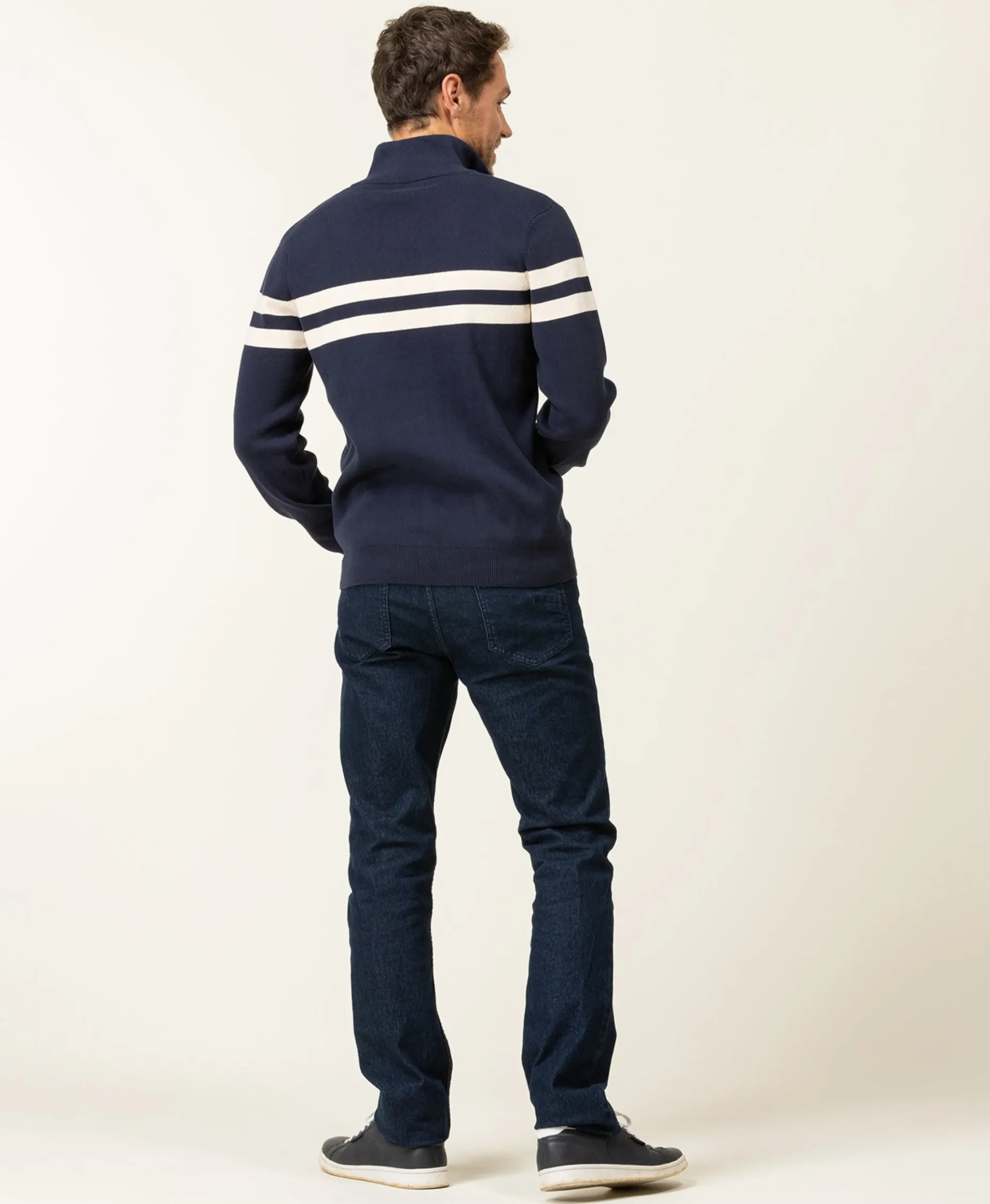 PULL INDIGO KORITAGE