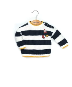 PULL INDIGO/ NATUREL IKAZAI