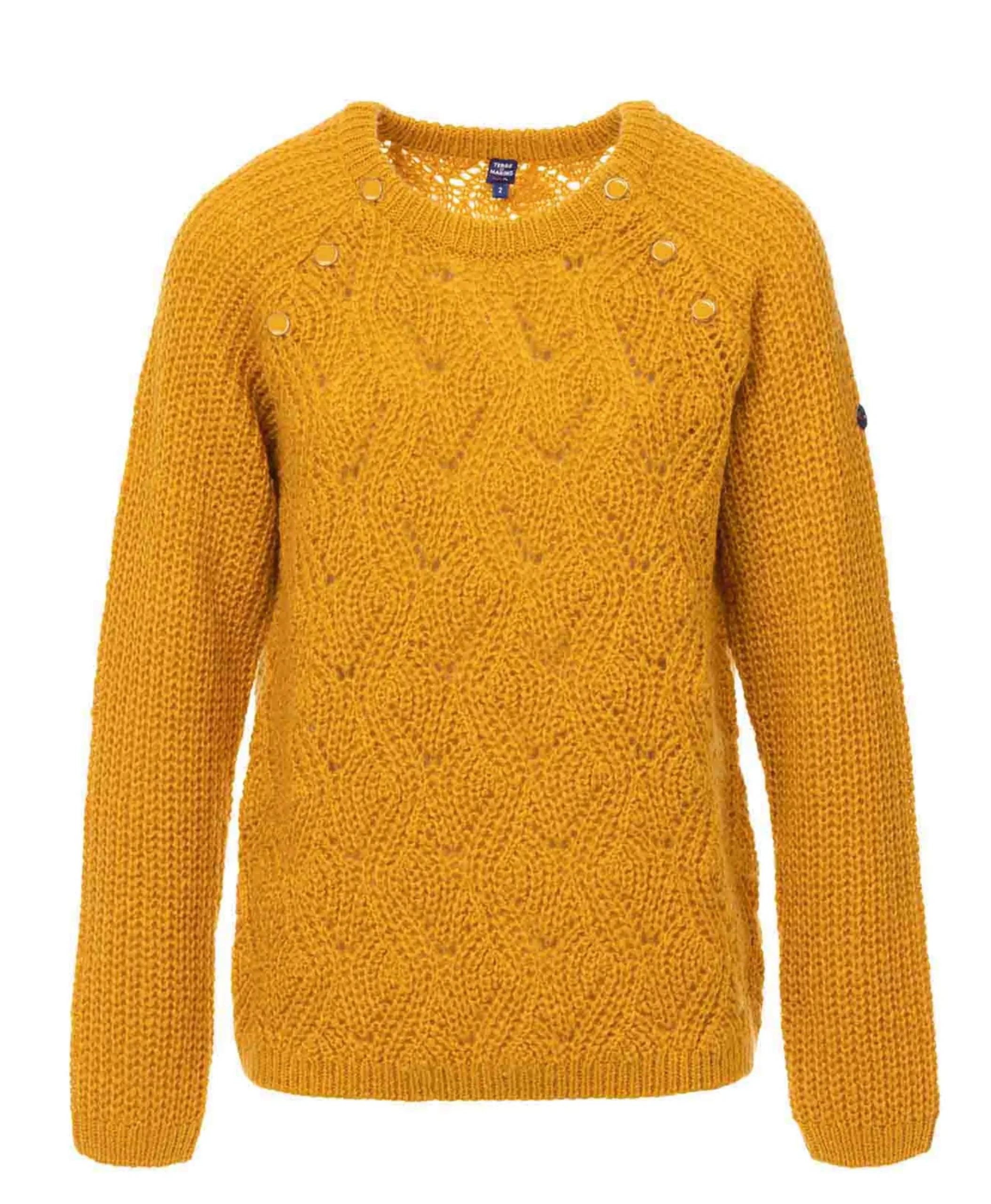 PULL JAUNE OCRE LITAS